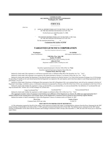 Vorschaubild Armata Pharmaceuticals 10-K Jahresbericht 