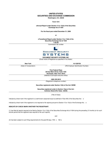 Vorschaubild DSS, Inc. (Document Security Systems) 10-K Jahresbericht 