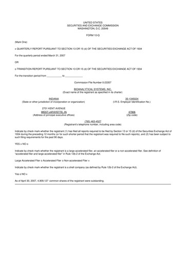 Miniature Inotiv 10-Q Rapport trimestriel  