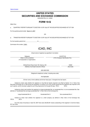 Thumbnail iCAD 10-Q Quarterly Report FY 