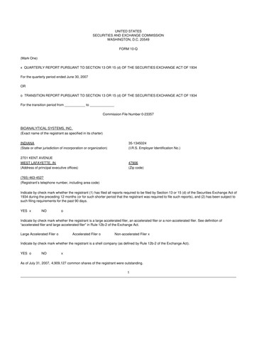 Miniature Inotiv 10-Q Rapport trimestriel  