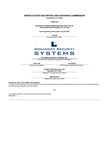 Vorschaubild DSS, Inc. (Document Security Systems) 10-Q Quartalsbericht  
