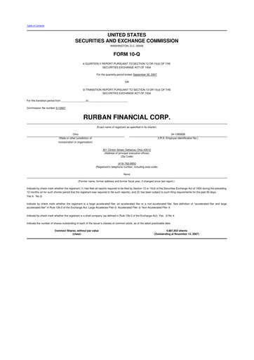 Thumbnail SB Financial Group 10-Q Quarterly Report FY 