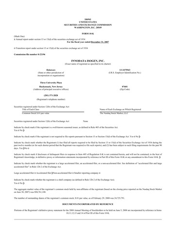 Thumbnail Innodata 10-K Annual Report 