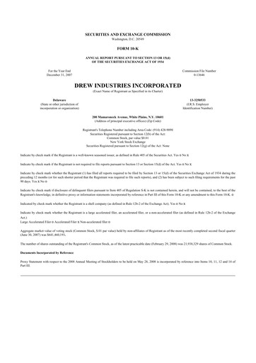 Thumbnail LCI Industries
 10-K Annual Report 