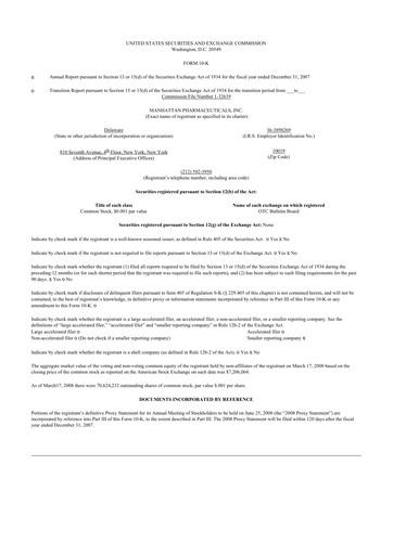 Thumbnail TG Therapeutics 10-K Annual Report 