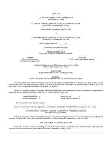 Thumbnail The ONE Group Hospitality 10-Q Quarterly Report FY 