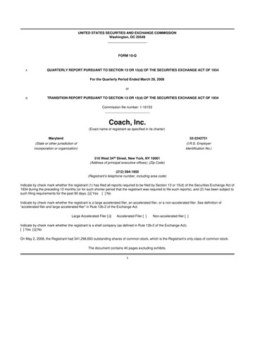Thumbnail Tapestry 10-Q Quarterly Report FY 
