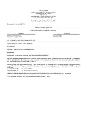 Thumbnail AIM ImmunoTech
 10-Q Quarterly Report FY 