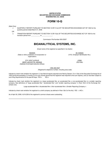 Miniature Inotiv 10-Q Rapport trimestriel  