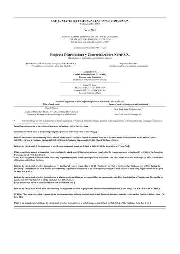 Vorschaubild edenor 20-F Jahresbericht 