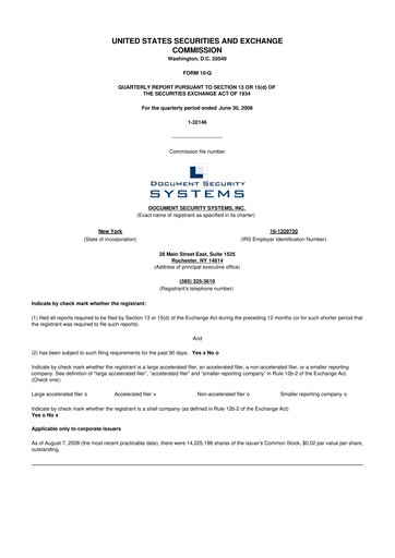 Vorschaubild DSS, Inc. (Document Security Systems) 10-Q Quartalsbericht  