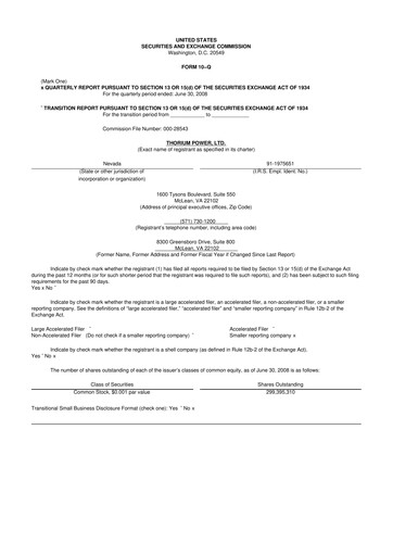 Vorschaubild Lightbridge Corporation 10-Q Quartalsbericht  