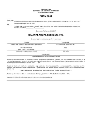 Miniature Inotiv 10-Q Rapport trimestriel  