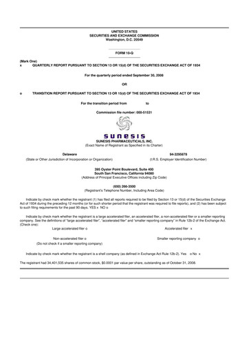 Vorschaubild Viracta Therapeutics 10-Q Quartalsbericht  