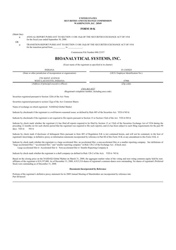 Vorschaubild Inotiv 10-K Jahresbericht 