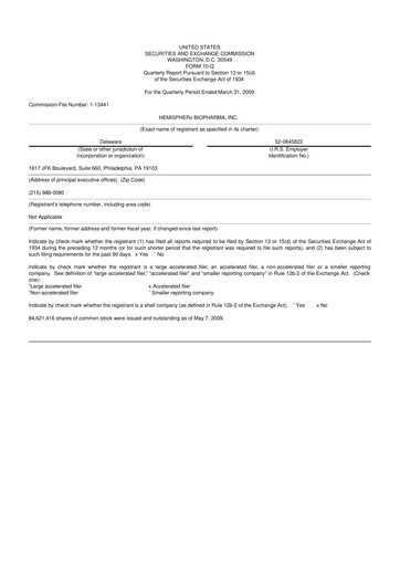 Thumbnail AIM ImmunoTech
 10-Q Quarterly Report FY 