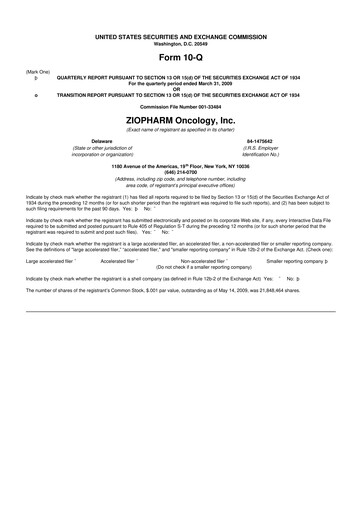 Thumbnail Alaunos Therapeutics 10-Q Quarterly Report FY 