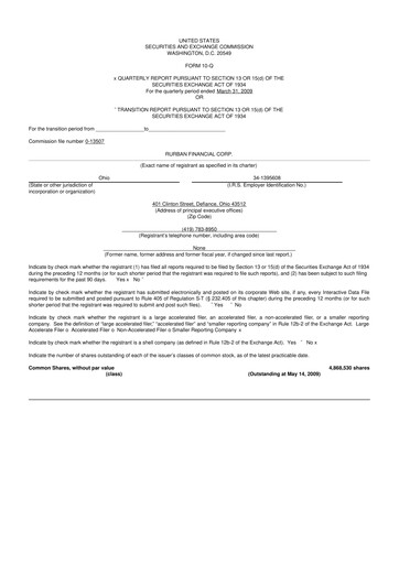 Thumbnail SB Financial Group 10-Q Quarterly Report FY 