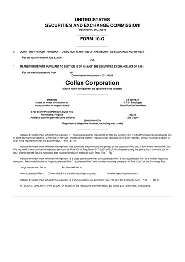 Thumbnail Enovis 10-Q Quarterly Report FY 