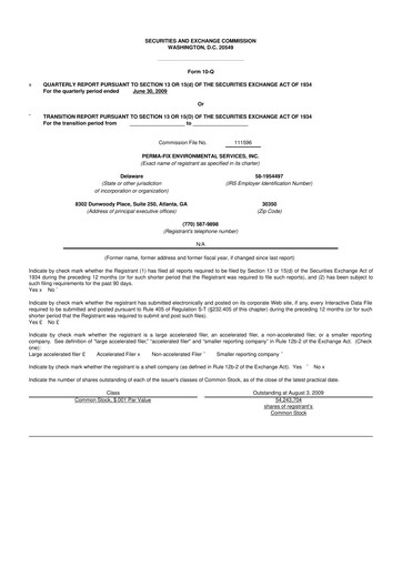 Thumbnail Perma-Fix Environmental Services 10-Q Quarterly Report FY 