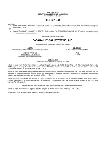 Miniature Inotiv 10-Q Rapport trimestriel  