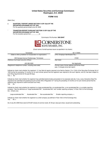 Thumbnail SmartFinancial (SmartBank) 10-Q Quarterly Report FY 