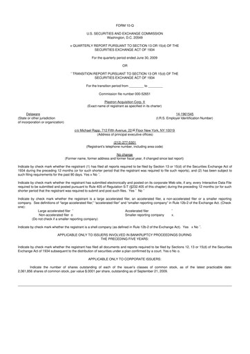 Thumbnail The ONE Group Hospitality 10-Q Quarterly Report FY 