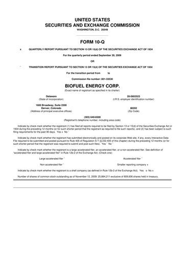 Miniature Green Brick Partners
 10-Q Rapport trimestriel  