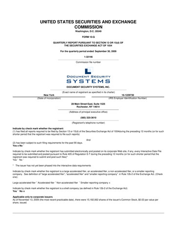 Vorschaubild DSS, Inc. (Document Security Systems) 10-Q Quartalsbericht  