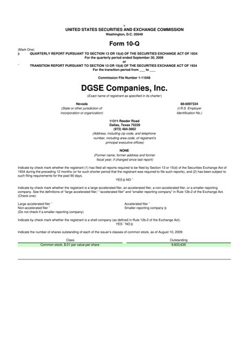 Vorschaubild Envela Corporation 10-Q Quartalsbericht  