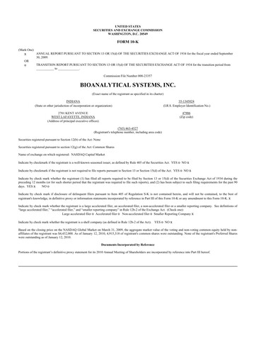 Vorschaubild Inotiv 10-K Jahresbericht 