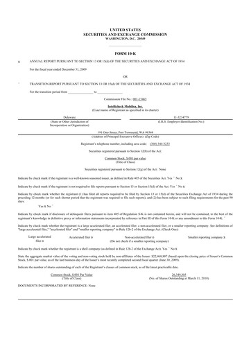 Thumbnail Intellicheck 10-K Annual Report 