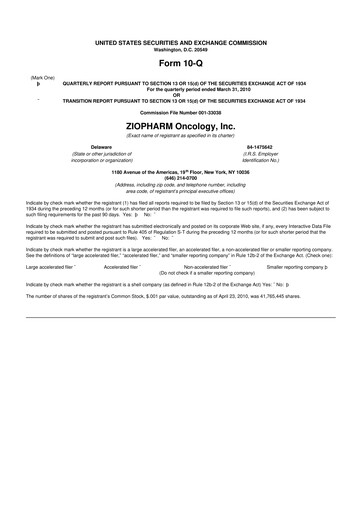 Thumbnail Alaunos Therapeutics 10-Q Quarterly Report FY 