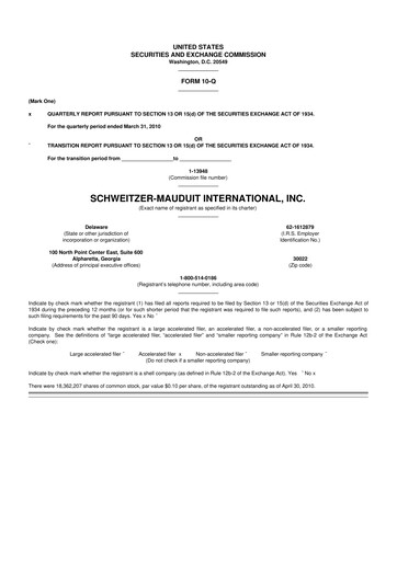 Thumbnail Mativ Holdings 10-Q Quarterly Report FY 