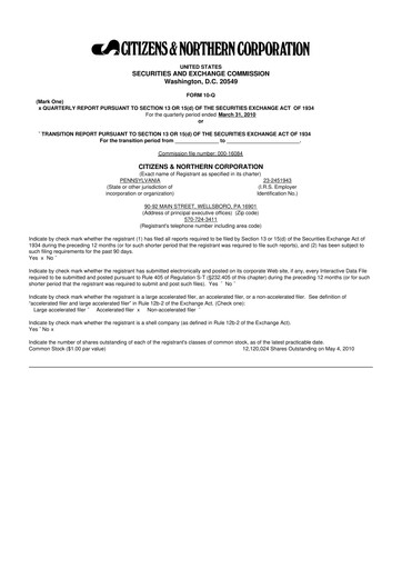 Miniature Citizens & Northern Corp 10-Q Rapport trimestriel  