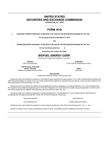 Miniature Green Brick Partners
 10-Q Rapport trimestriel  