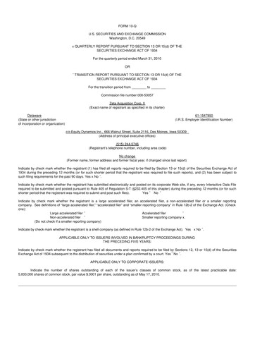 Miniature Aadi Bioscience 10-Q Rapport trimestriel  