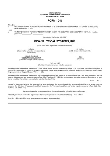 Miniature Inotiv 10-Q Rapport trimestriel  