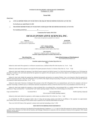 Vorschaubild Sonoma Pharmaceuticals 10-K Jahresbericht 