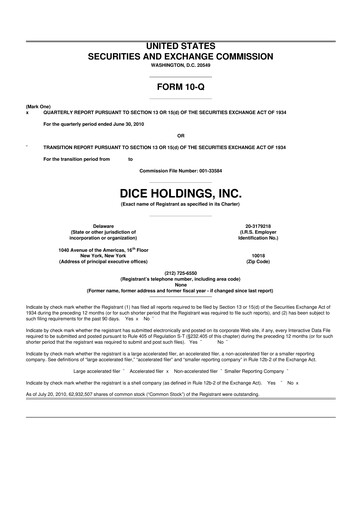 Thumbnail DHI Group 10-Q Quarterly Report FY 