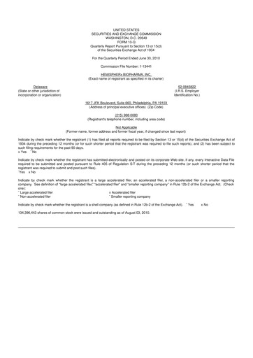 Thumbnail AIM ImmunoTech
 10-Q Quarterly Report FY 