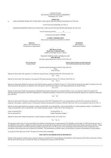Thumbnail Lifecore Biomedical 10-K Annual Report 