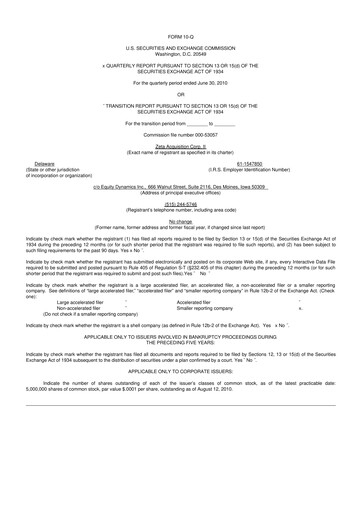 Miniature Aadi Bioscience 10-Q Rapport trimestriel  
