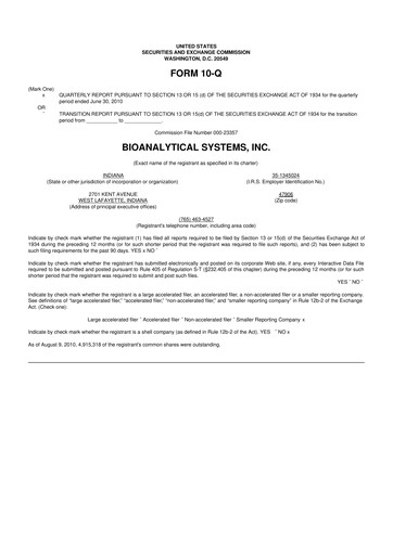 Miniature Inotiv 10-Q Rapport trimestriel  
