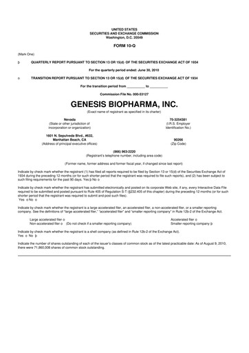 Miniature Iovance Biotherapeutics
 10-Q Rapport trimestriel  