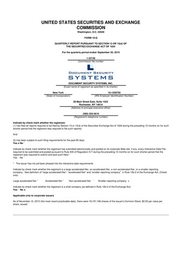 Vorschaubild DSS, Inc. (Document Security Systems) 10-Q Quartalsbericht  