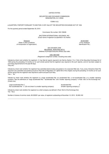 Vorschaubild Xtant Medical 10-Q Quartalsbericht  