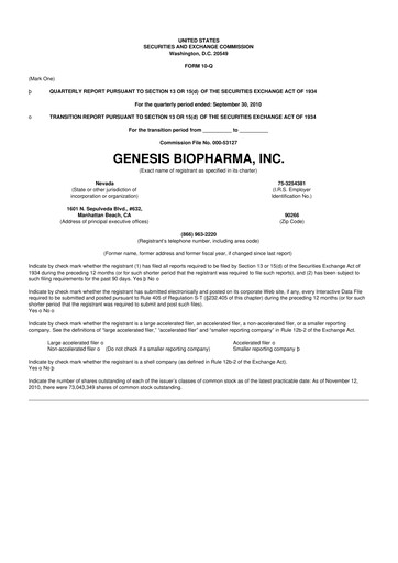 Miniature Iovance Biotherapeutics
 10-Q Rapport trimestriel  