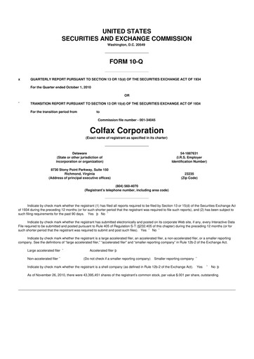 Thumbnail Enovis 10-Q Quarterly Report FY 
